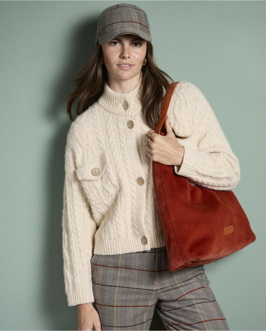 Checkered baseball cap