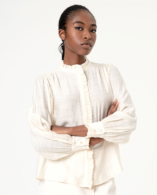 Smooth Ruffled Shirt