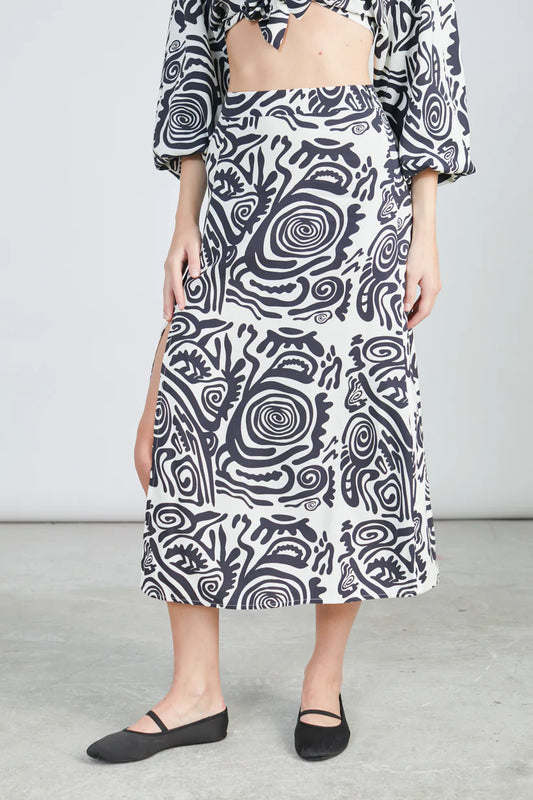 Black and White Skirt