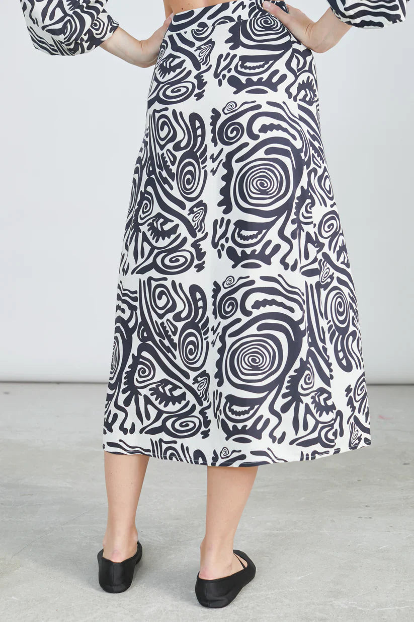 Black and White Skirt