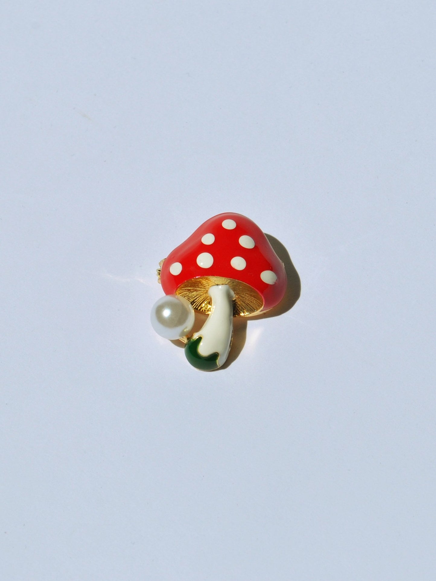 Mushroom Brooch