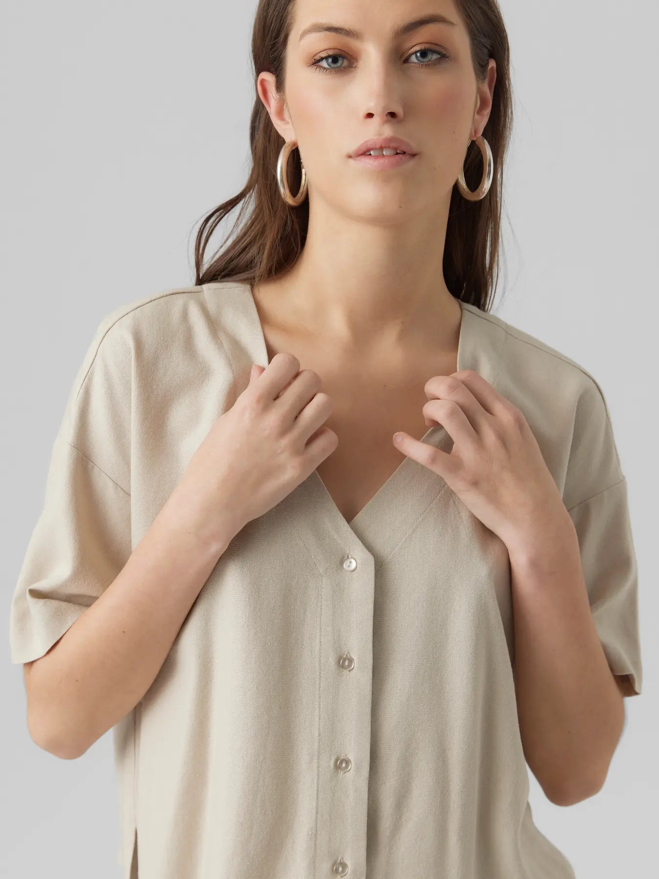 Mymilo 2/4 V-neck Shirt