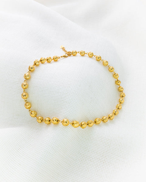 Snappy, elegant stainless steel necklace
Viana Beads crafted like Portuguese filigree.