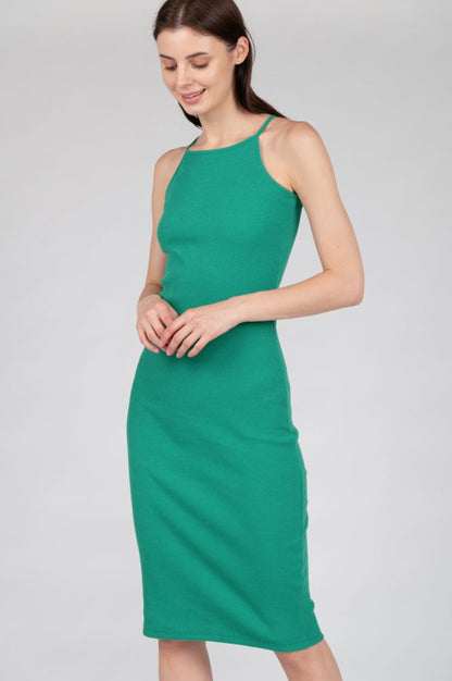 Sophisticated bodycon midi dress perfect for events, date nights, and celebrations.