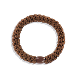 KKNEKKI Mid Brown.  A Knekki hair tie is your hair's best friend, this one is brown.