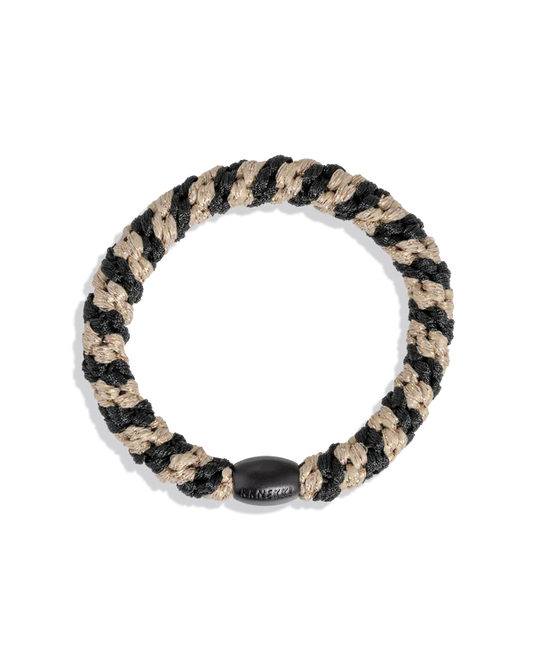 KKNEKKI Black-Beige Glitter Stripe