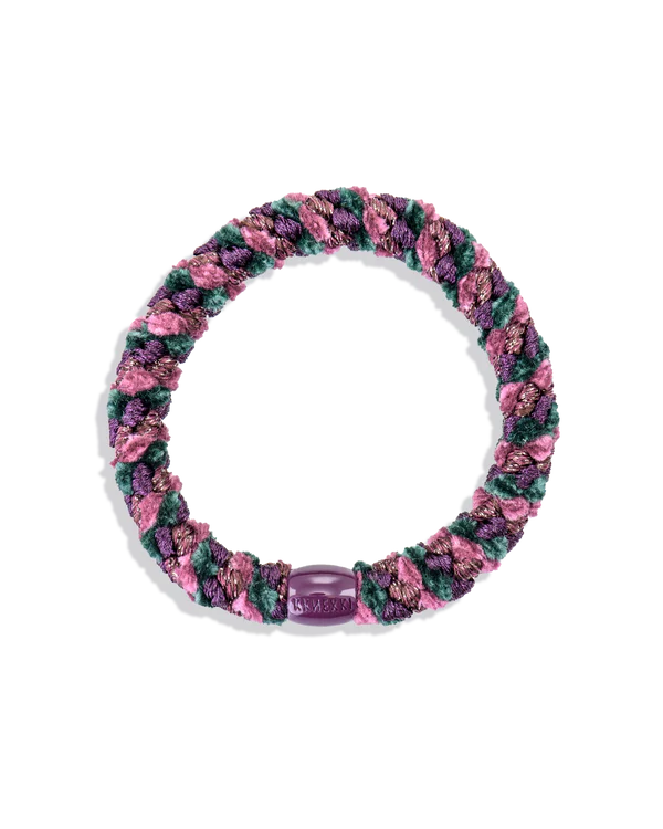 KKNEKKI Mix Green Bordeaux. Colorful and fun Kknekki hair tie colors.