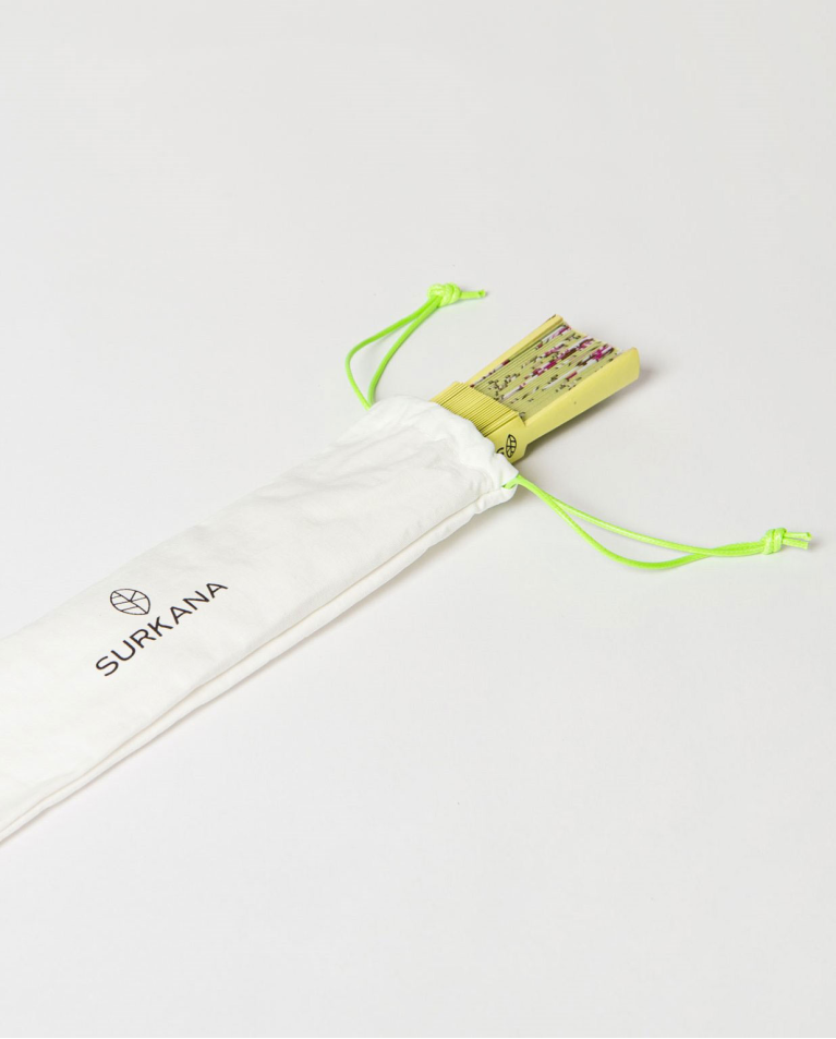 Green Folding Fan