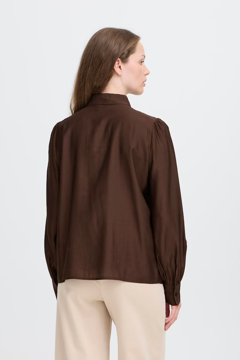 Ihkarlani Coffee Bean Brown Shirt