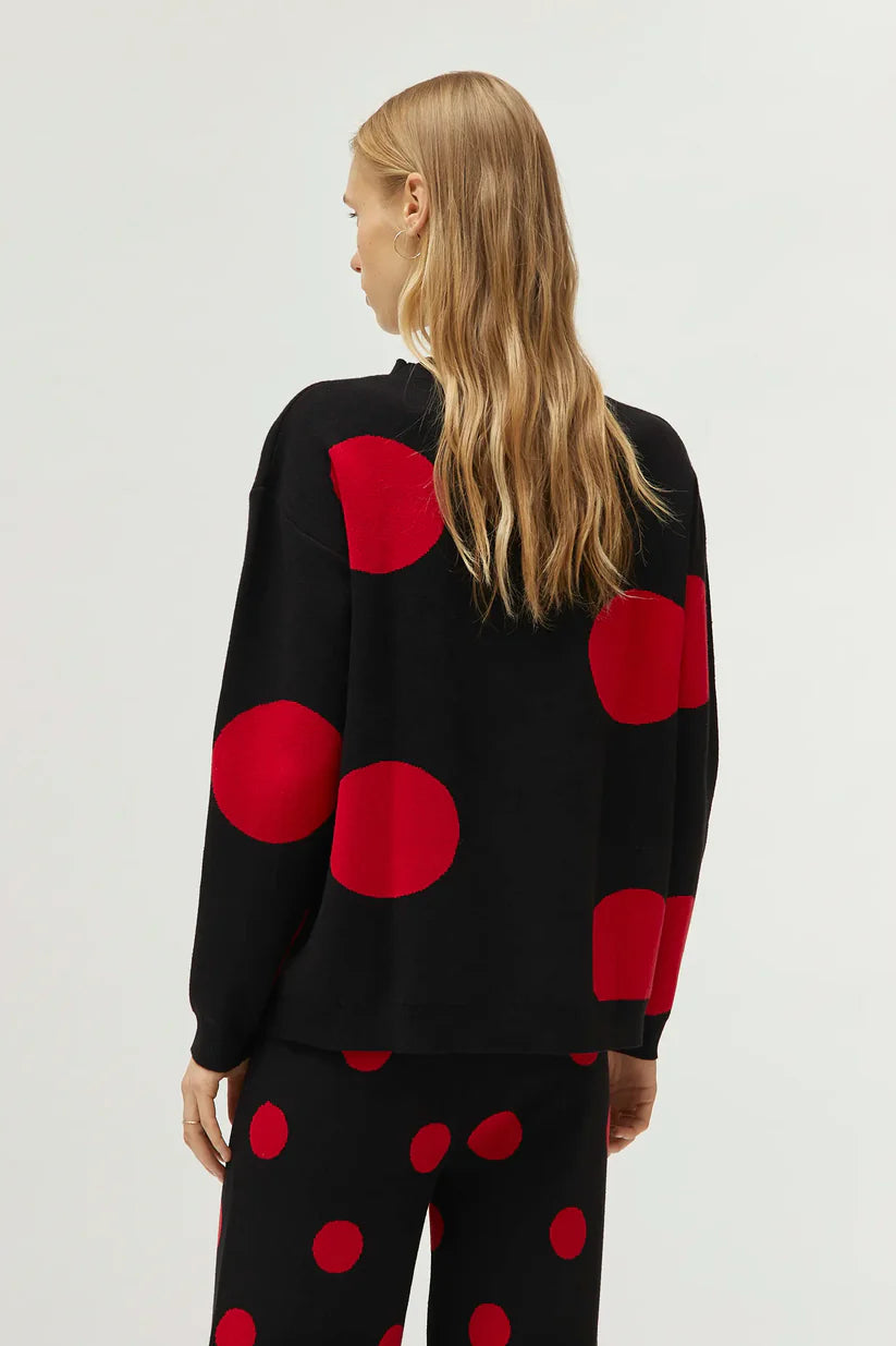 Red Polka Dot Jumper