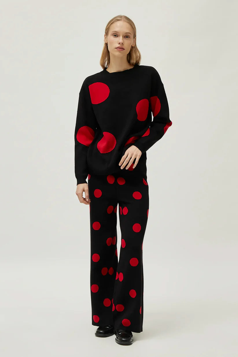 Red Polka Dot Jumper