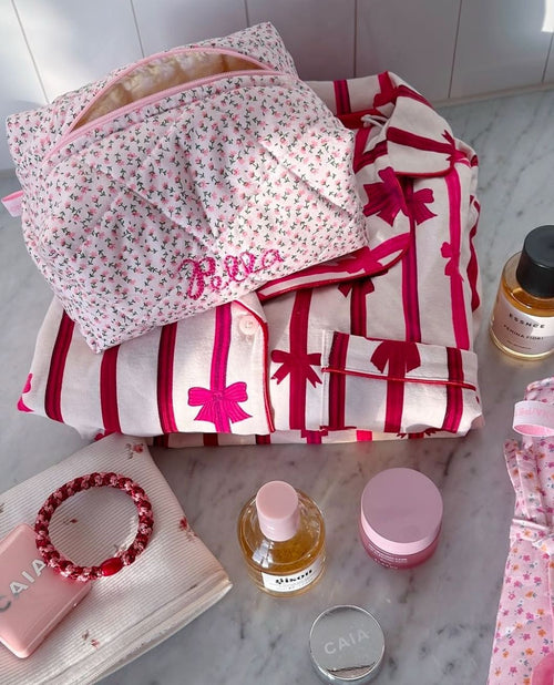 KKNEKKI Red-Bubblegum Stripe