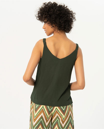 Crepe Tank Top