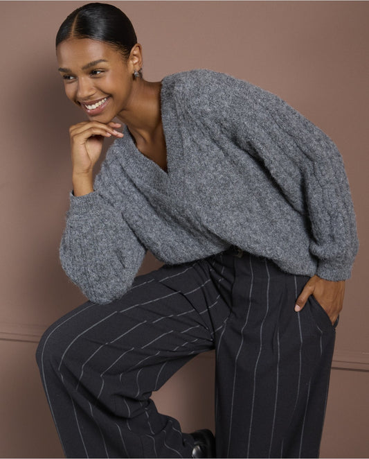 Pinstripe Trousers