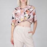 Women's linen-inspired shorts offering lightweight comfort and versatile styling.