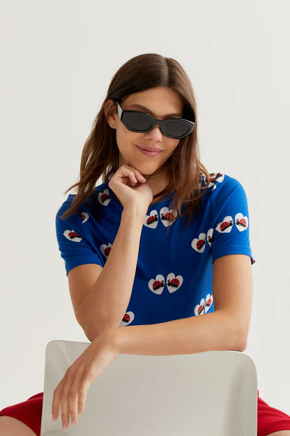 Ladybug Print T-shirt