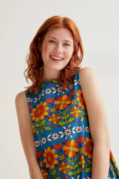 Garden Print Dress