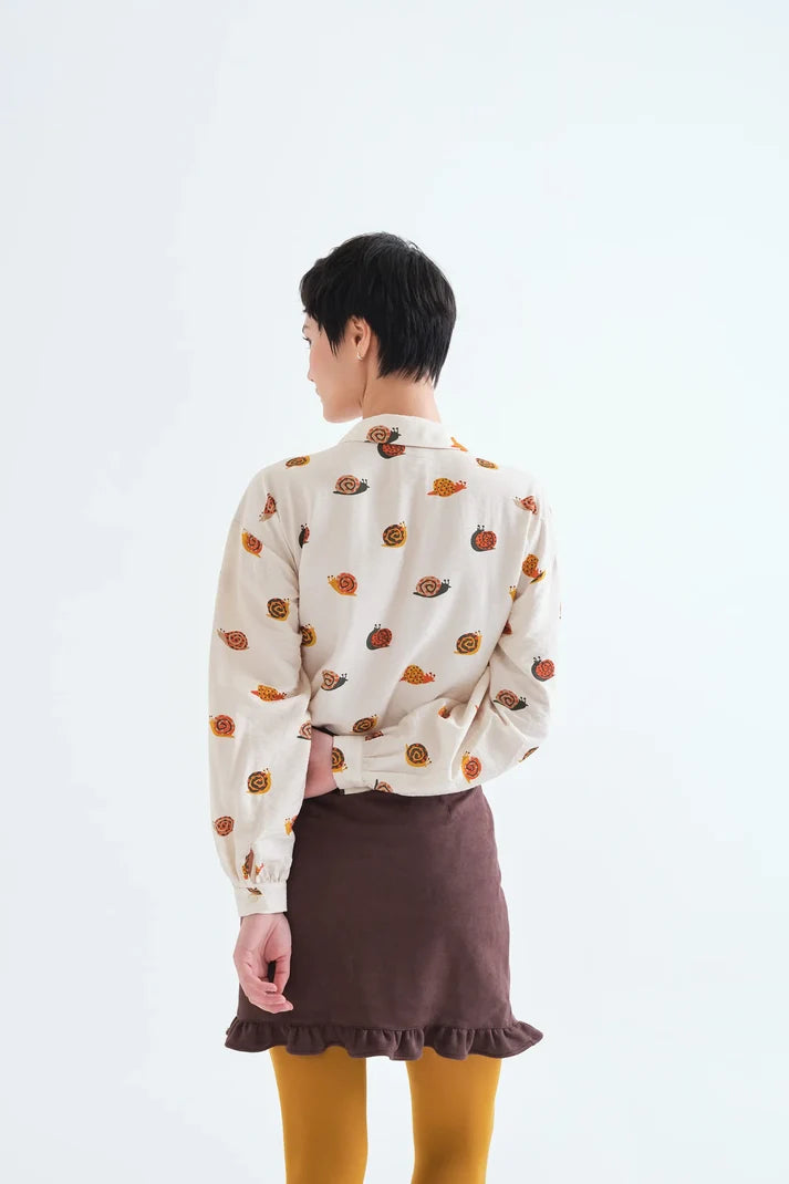 Snail Print Blouse