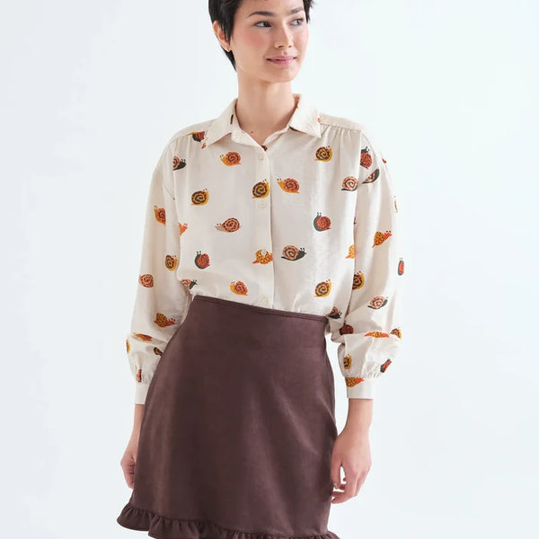 Snail Print Blouse