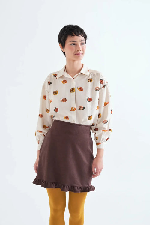 Snail Print Blouse