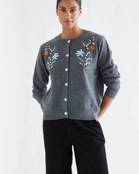 Embroidered Cardigan