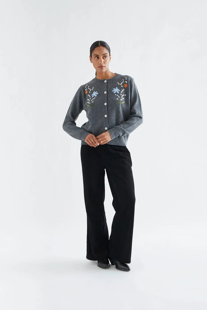 Embroidered Cardigan