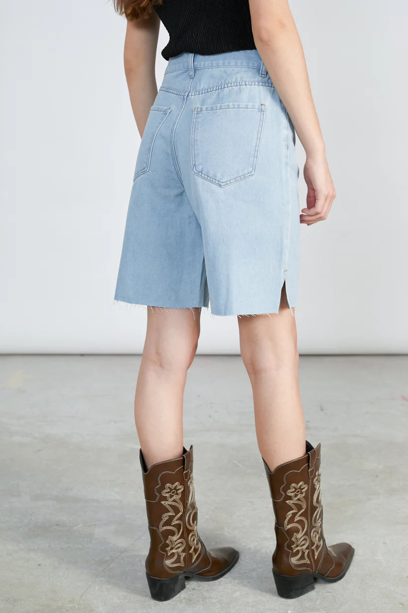 Blue Denim Shorts