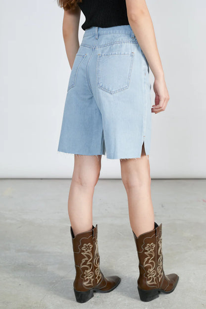 Blue Denim Shorts
