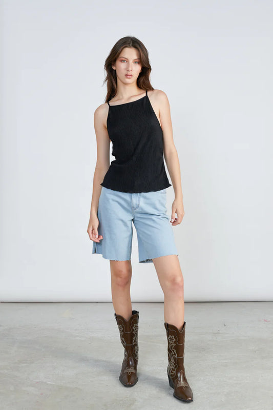Blue Denim Shorts