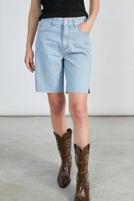 Blue Denim Shorts