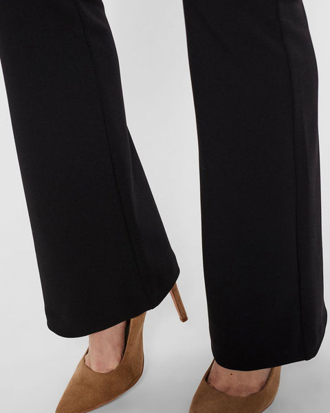 Women's versatile black pants offering a streamlined fit and polished modern appeal.
