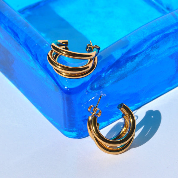 3 Rings Earrings