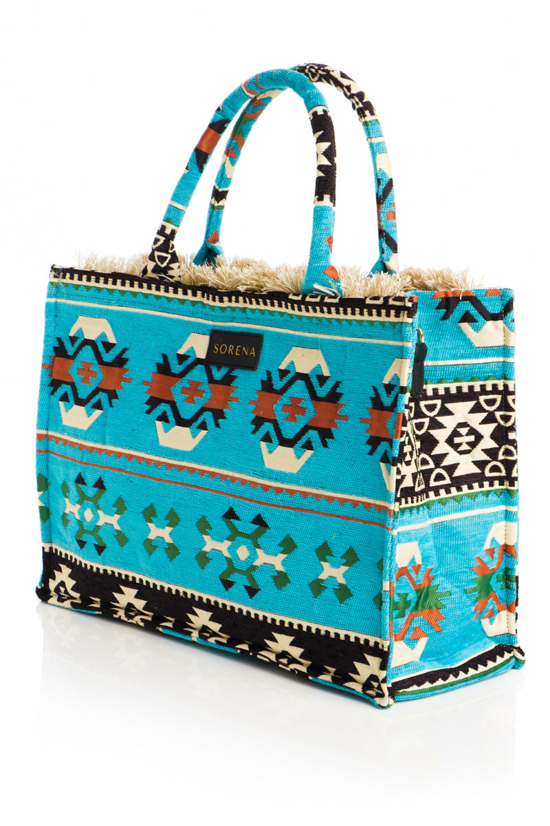 Knossos Blue Tote Bag