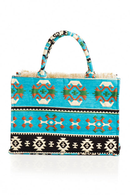 Knossos Blue Tote Bag