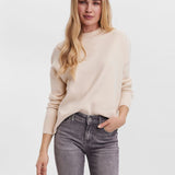 Women's relaxed fit sweater perfect for casual outfits, workwear, and seasonal layering.