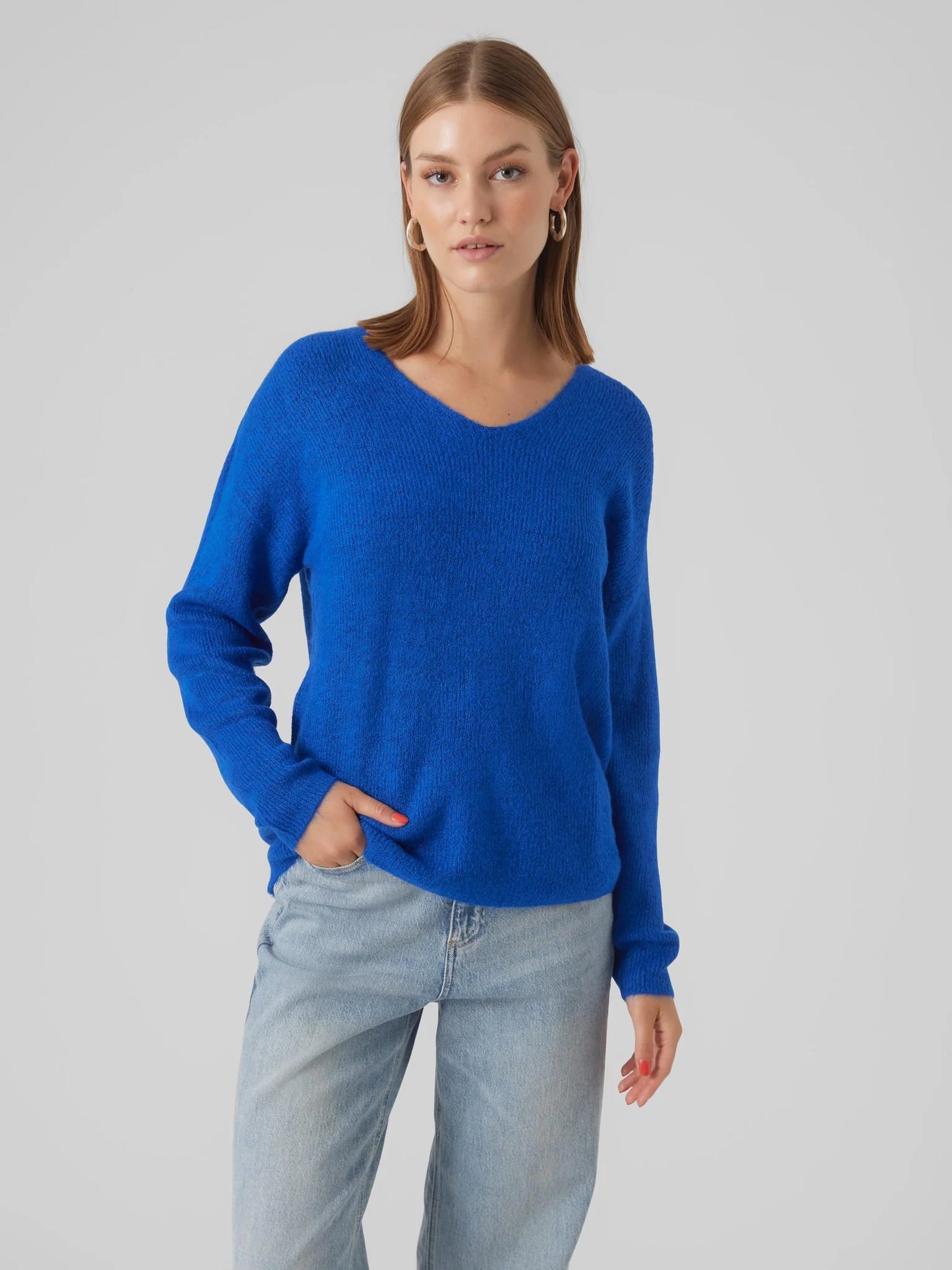 Crewlefile V-Neck Blouse