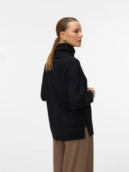 Silje Cowl Neck Black