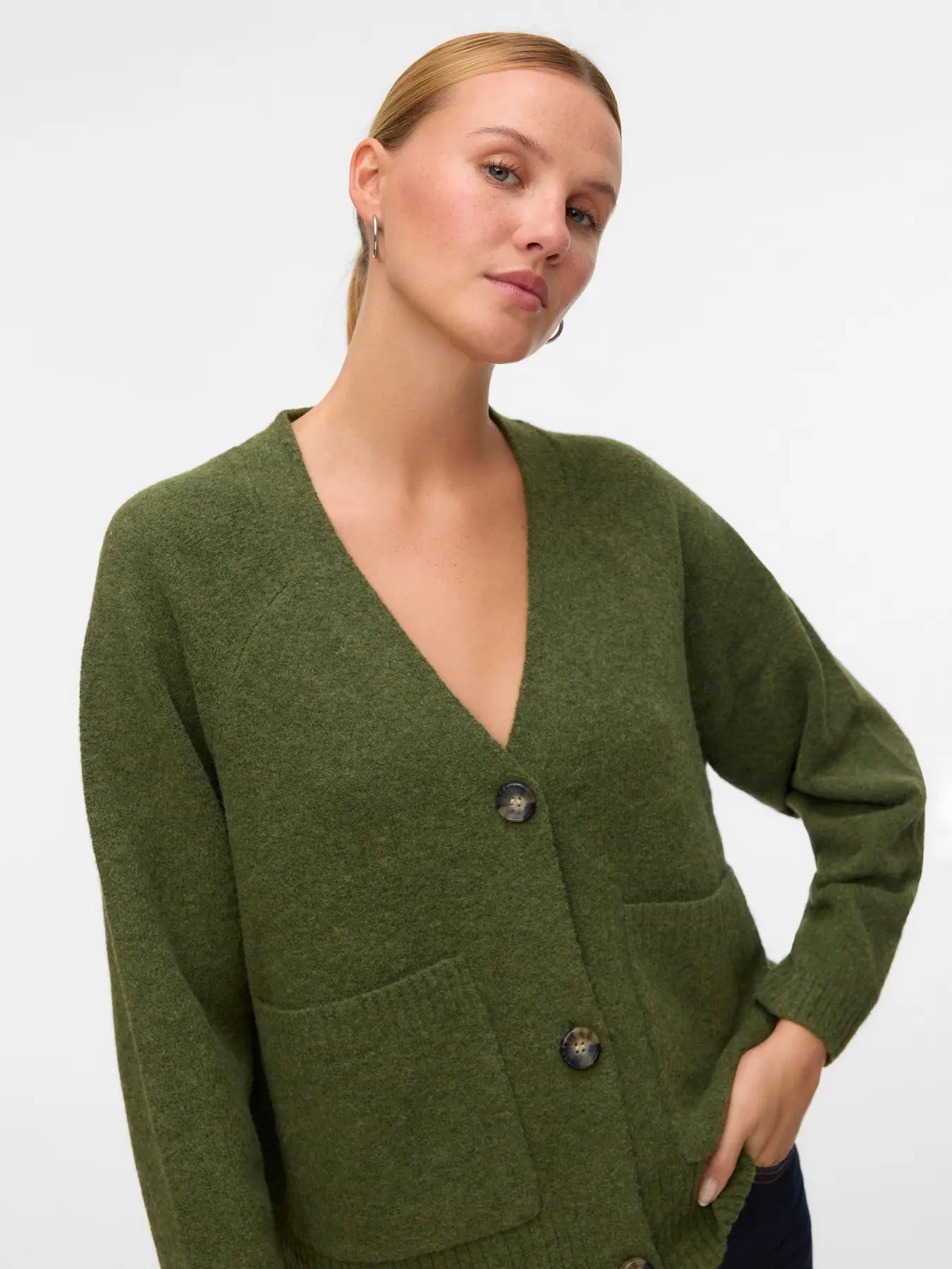 Boom Green Cardigan