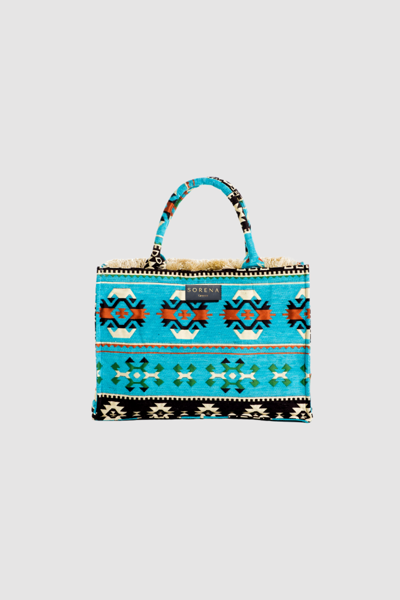 Knossos Blue Tote Bag