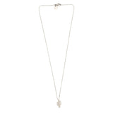 Women’s silver cactus necklace featuring dainty pendant charm and everyday minimalist style.