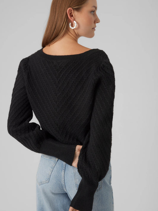 Stinna Black Pullover