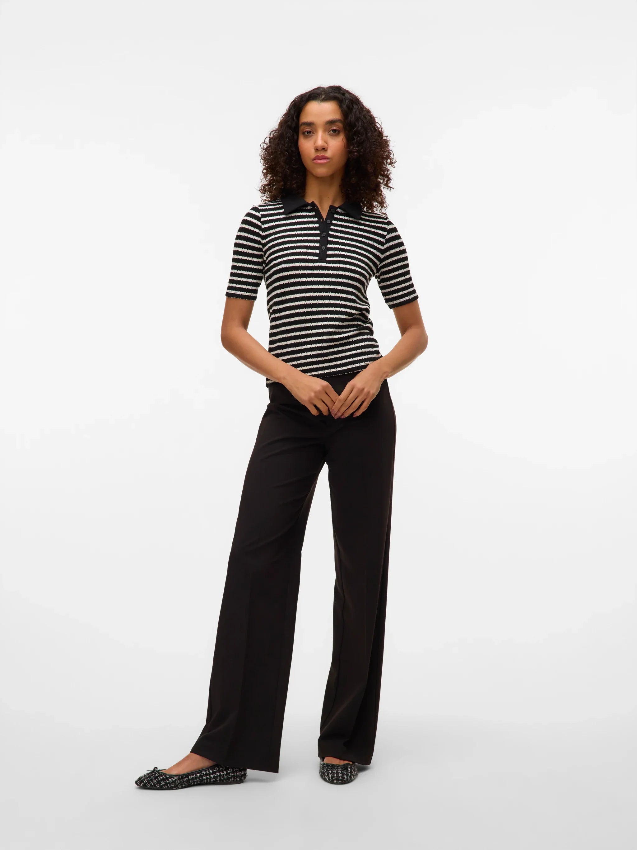 Luxe full-length tailored pants with refined drape and timeless sophistication