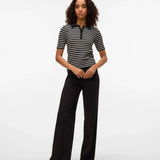 Luxe full-length tailored pants with refined drape and timeless sophistication