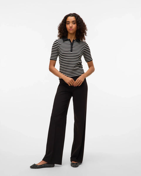 Luxe full-length tailored pants with refined drape and timeless sophistication