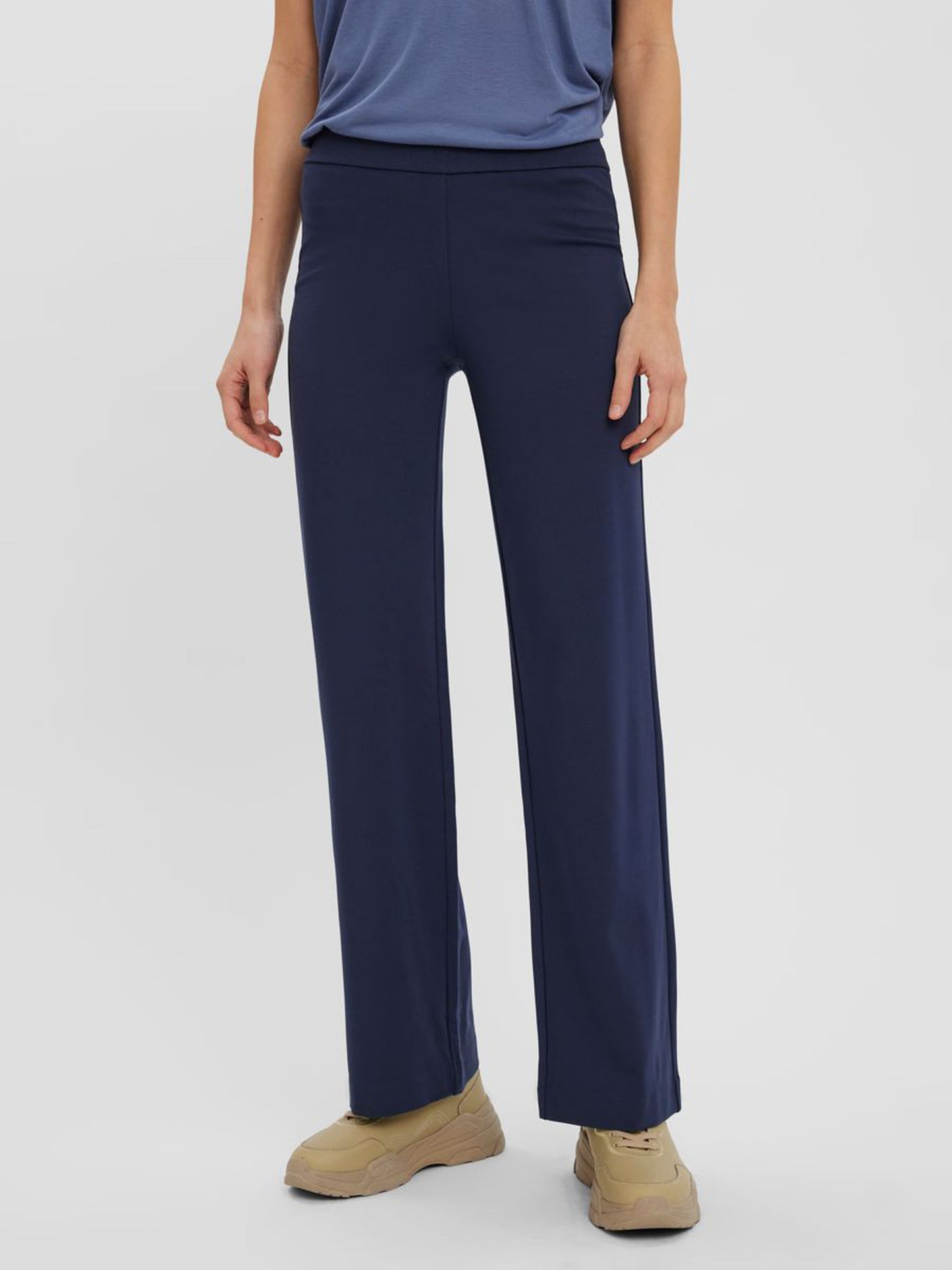 Kammie Straight Jersey Pant