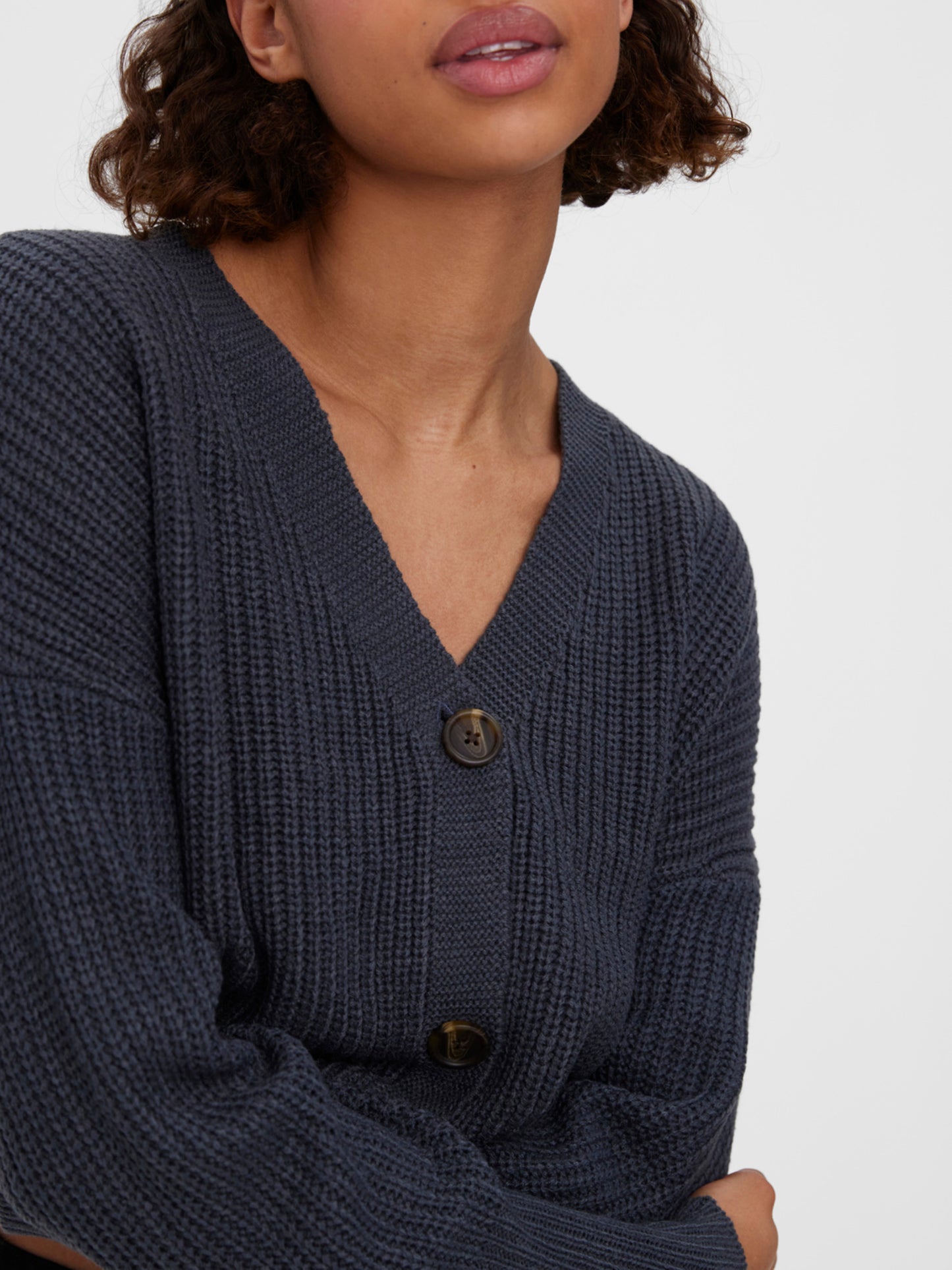 Lea V-Neck Cuff Cardigan