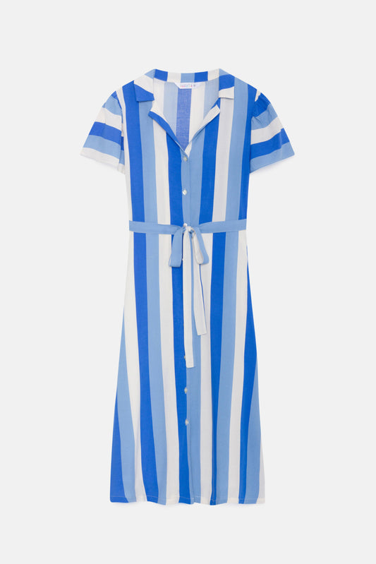 Stripe Midi Dress